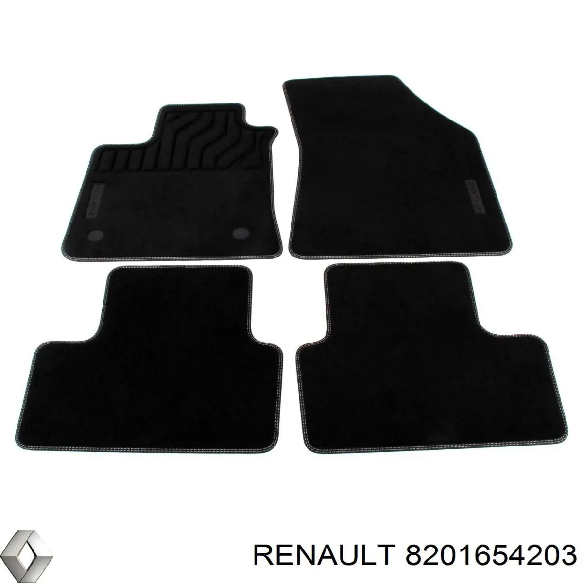 Комплект килимків Renault (RVI) 8201614869 ціна, від 129.89 USD