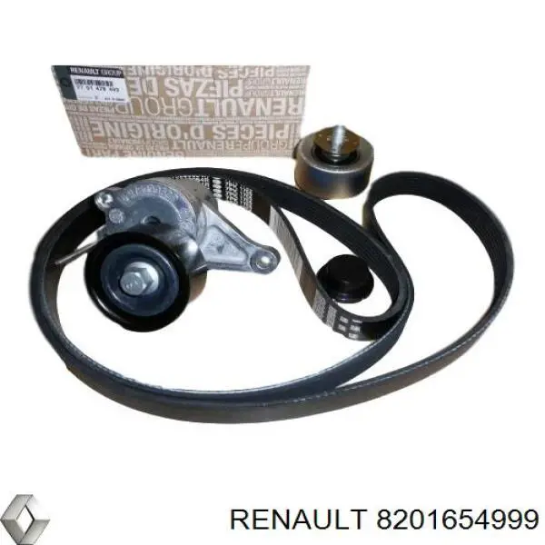 8201654999 Renault (RVI) Ремінь приводний, агрегатів, комплект