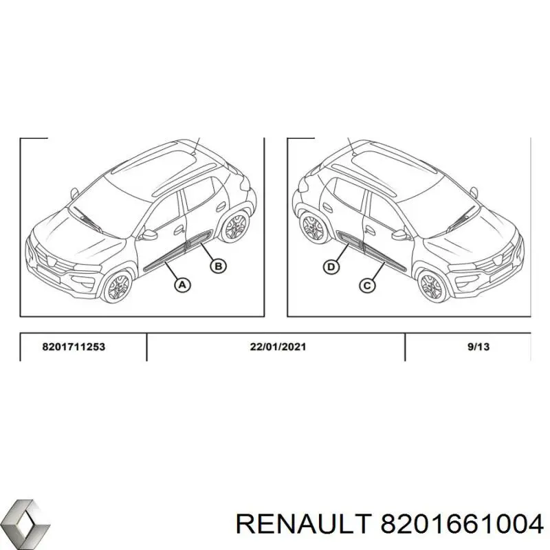8201661004 Renault (RVI) Траверс фаркопа