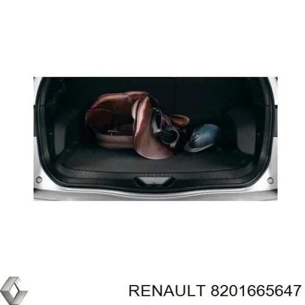 8201665647 Renault (RVI) Задній килимок в багажник
