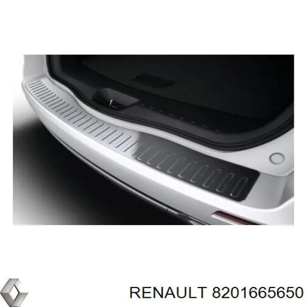 Накладка бампера заднього, верхня захисна (сходинка-підніжка) Renault (RVI) 8201665650 ціна, від 105.50 USD