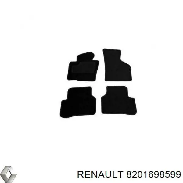 Купити 8201698599 Renault (RVI) Килимки автомобільні