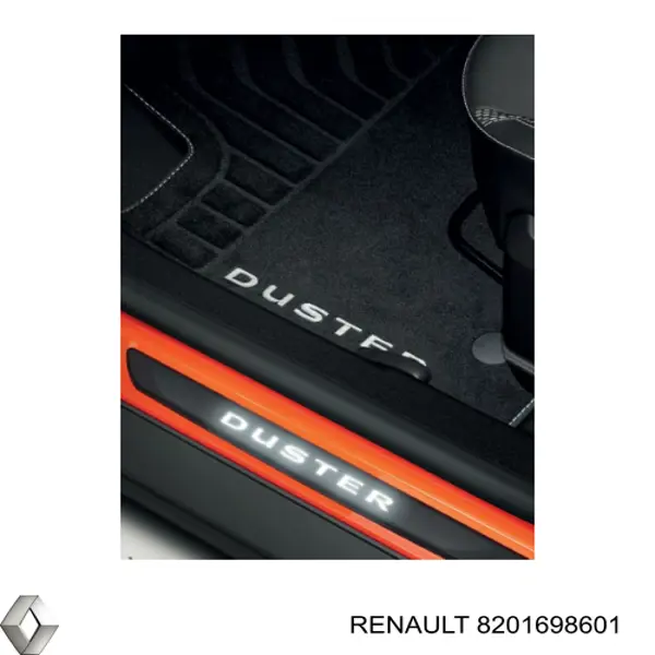 Комплект килимків Renault (RVI) 8201698601 ціна, від 81.27 USD