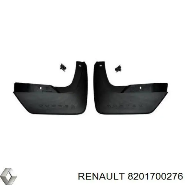 Бризковики задні, комплект Renault DUSTER (HM) (Рено Дастер)