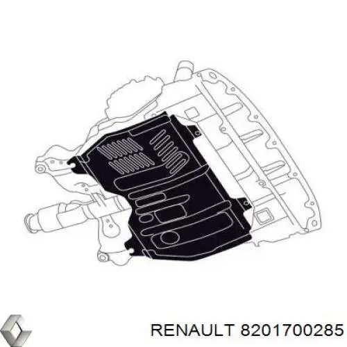 Захист роздавальної коробки Renault (RVI) 8201700285 ціна, від 57.84 USD