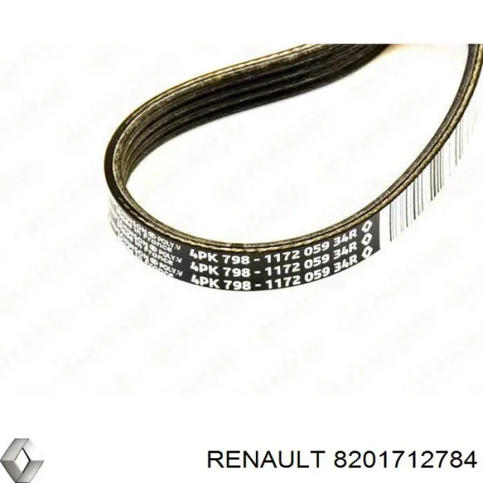 Клиновий ремінь Renault (RVI) 117205934R ціна, від 15.24 USD