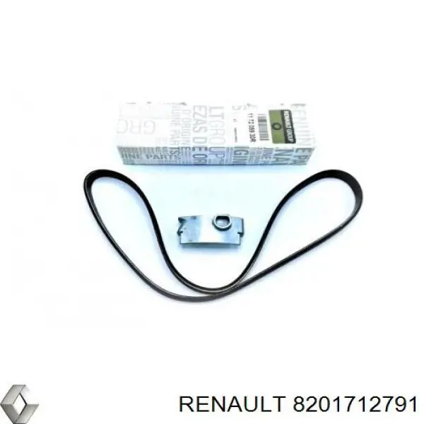 Ремінь приводний, агрегатів, комплект Renault (RVI) 8201712791 ціна, від 27.19 USD