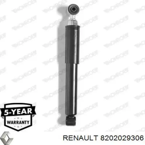 Амортизатор задній 8202029306 Renault (RVI)