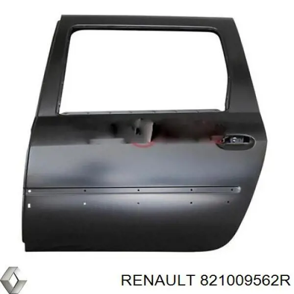 821009562R Renault (RVI) двері задні, праві