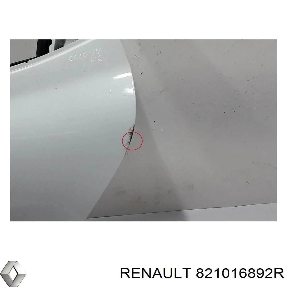 Двері задні Renault (RVI) 821016892R ціна, від 165.16 USD