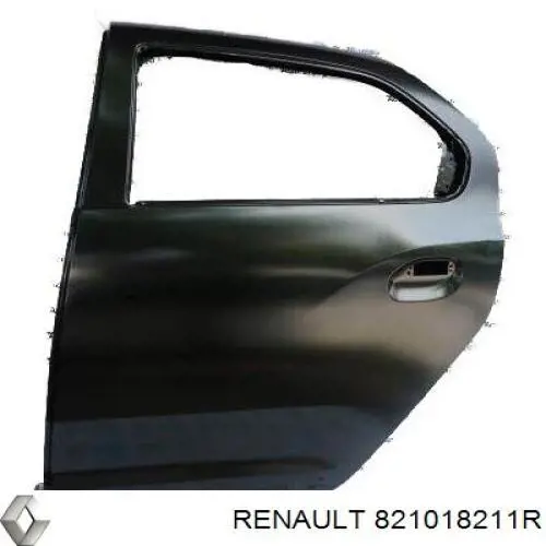 Двері задні, ліві Renault SANDERO 2 (Рено Сандеро)