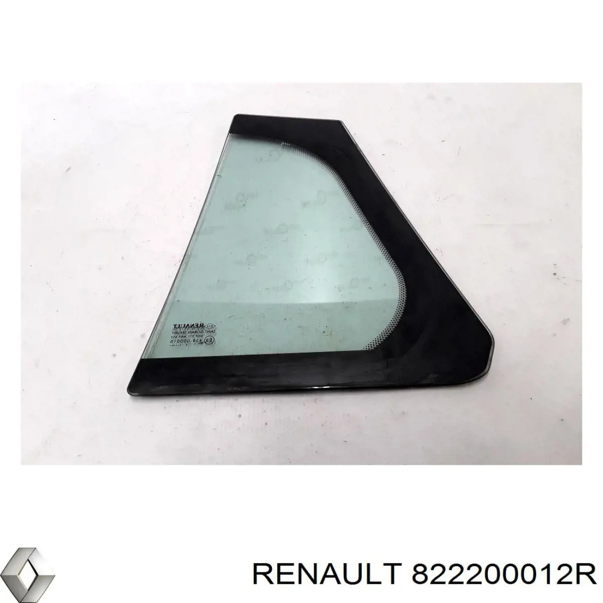 822200012R Renault (RVI) Скло-кватирка двері, задній, правій