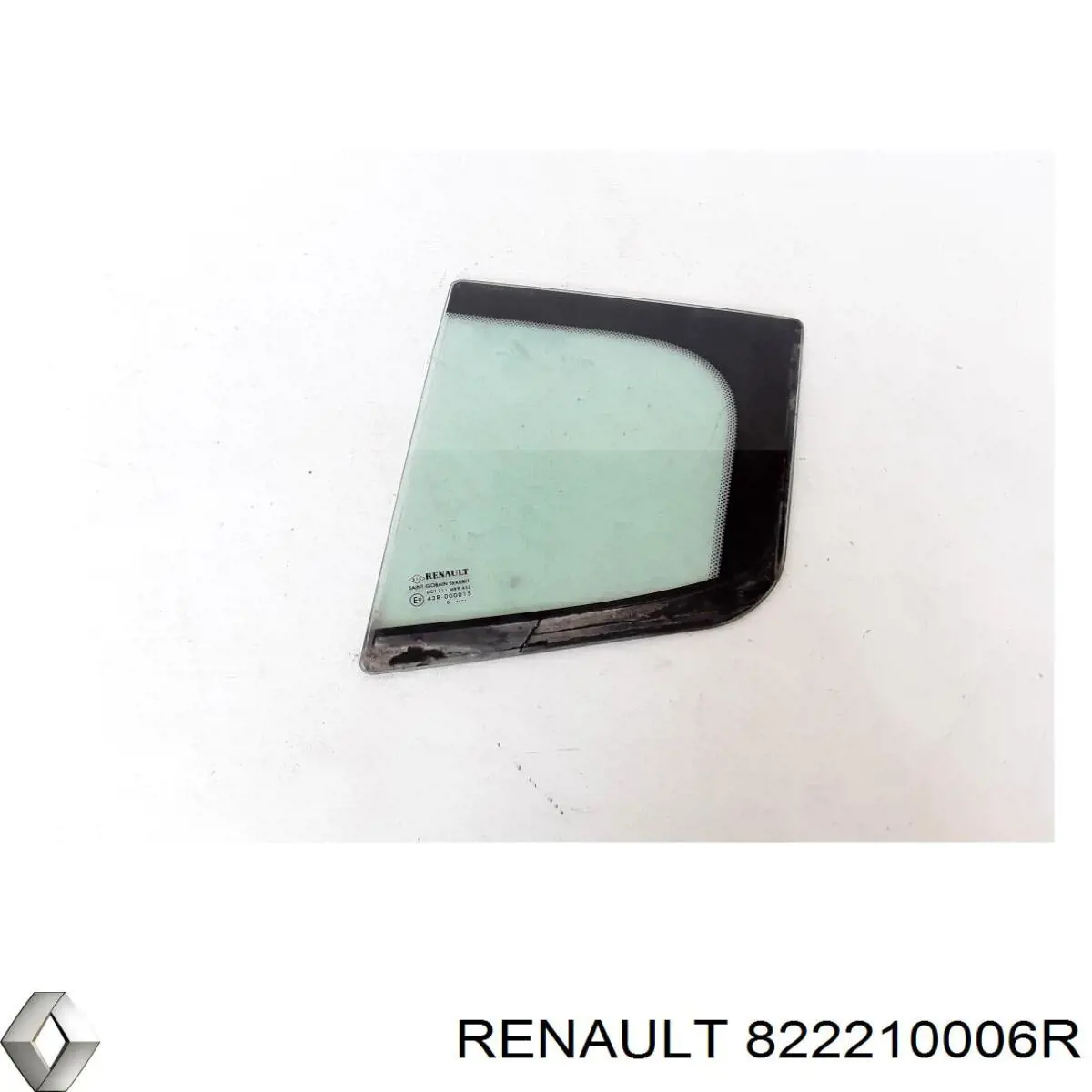 Скло-кватирка двері, задній, лівою Renault (RVI) 822210006R ціна, від 12.54 USD