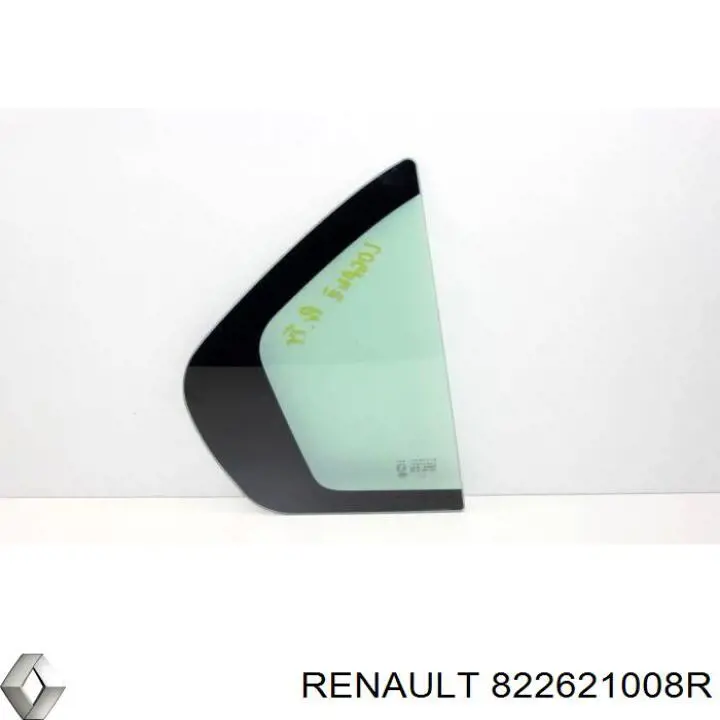 822621008R Renault (RVI) Скло-кватирка двері, задній, правій