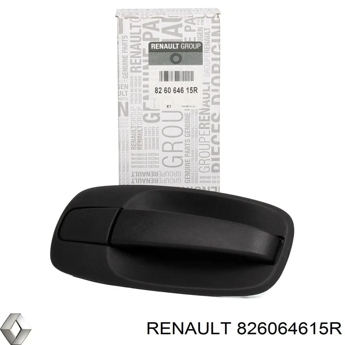 Ручка двері бічної/зсувної зовнішня 826064615R Renault (RVI)