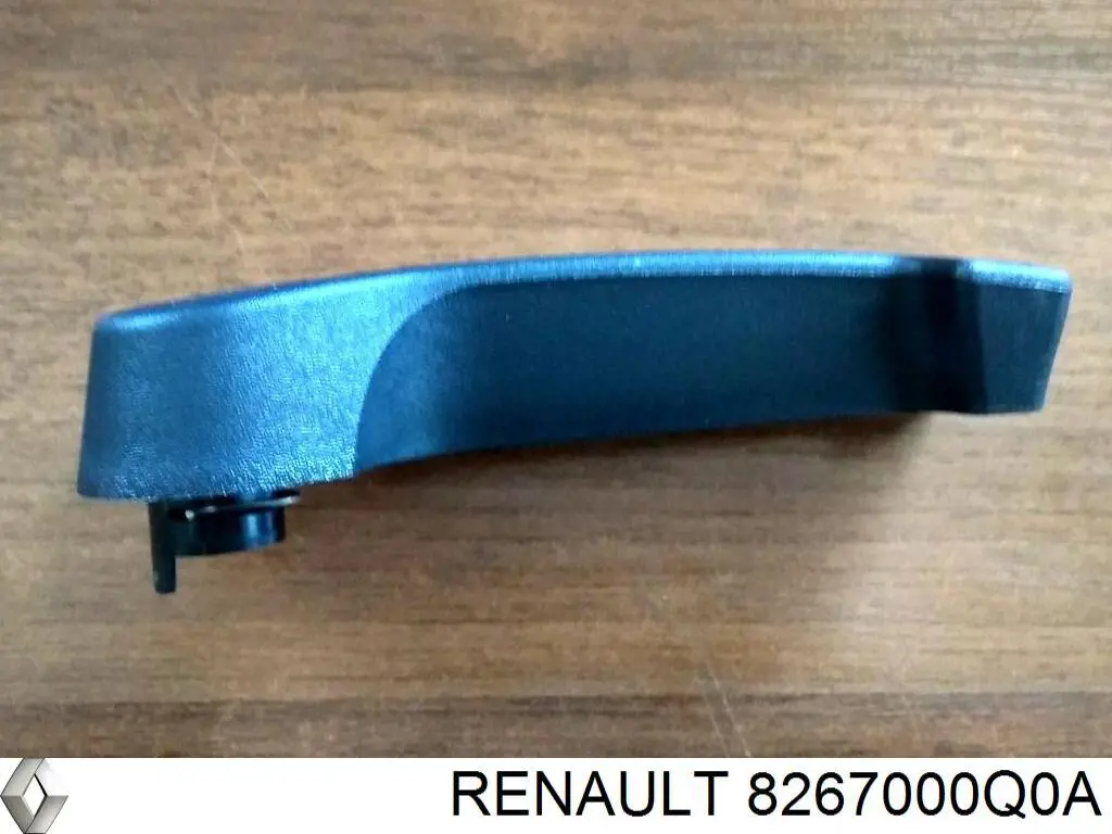 Ручка задньої (двостулкової) двері права внутрішня Renault (RVI) 8267000Q0A ціна, від 7.78 USD
