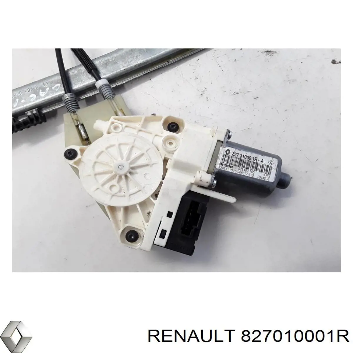 Механізм склопідіймача двері задньої, лівої Renault Laguna 3 (BT0) (Рено Лагуна)