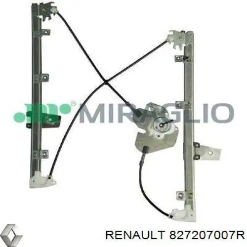 Механізм склопідйомника двері задньої, правої Renault (RVI) 827207007R ціна, від 14.52 USD