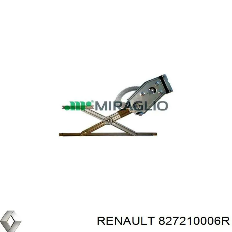 827210006R Renault (RVI) механізм склопідіймача двері задньої, лівої