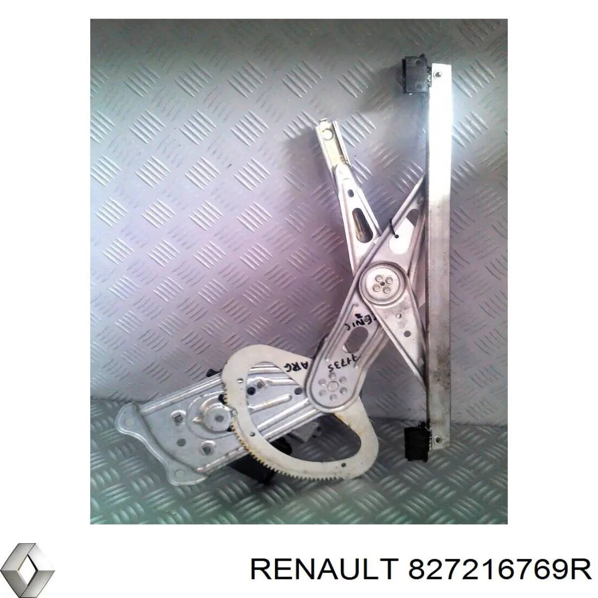 Купити 827216769R Renault (RVI) Механізм склопідіймача двері задньої, лівої