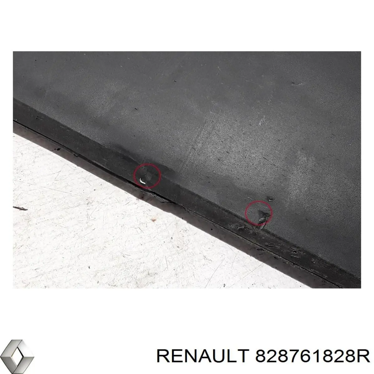 Молдинг задніх правих дверей, нижній Renault (RVI) 828761828R ціна, від 45.32 USD