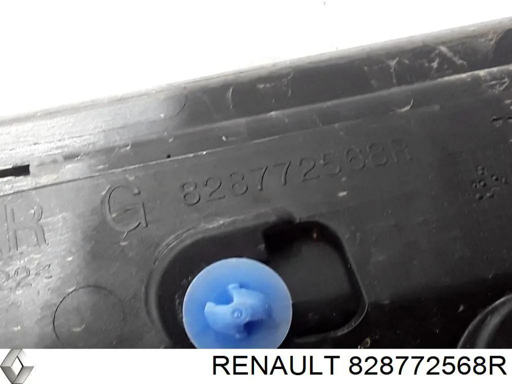 Молдинг задніх лівих дверей, нижній 828772568R Renault (RVI)