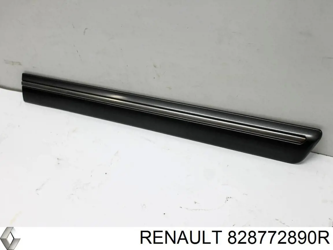 Молдинг задніх лівих дверей, нижній 828772890R Renault (RVI)