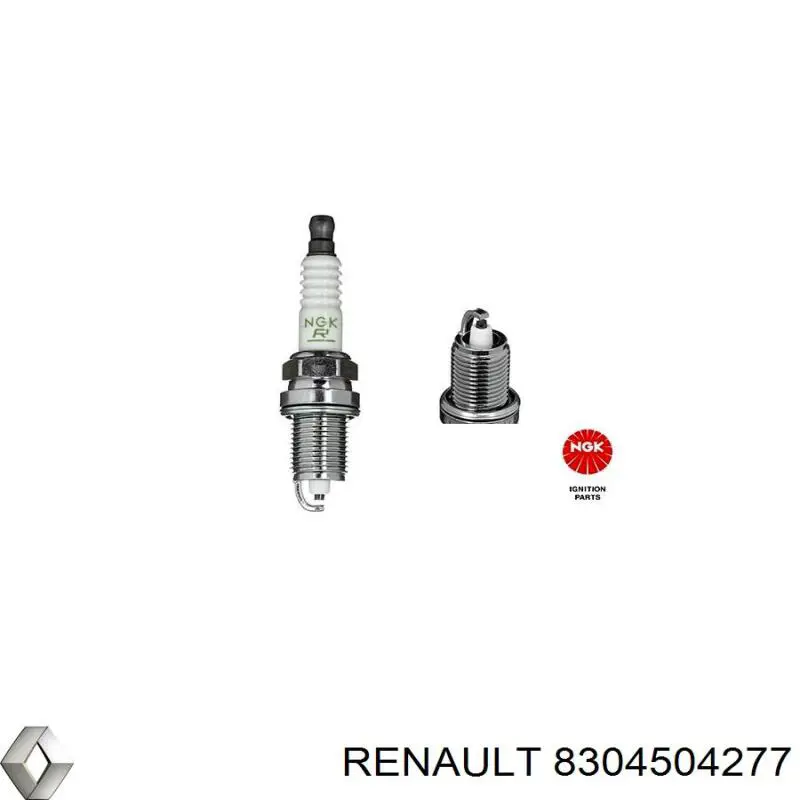 Свіча запалювання 8304504277 Renault (RVI)