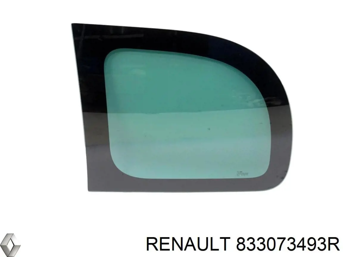 833073493R Renault (RVI) скло багажного відсіку, ліве