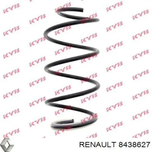 8438627 Renault (RVI) Пружина амортизатора передняя