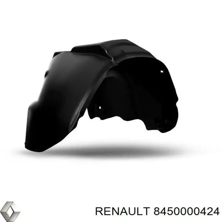 Захист бампера переднього, правий 8450000424 Renault (RVI)