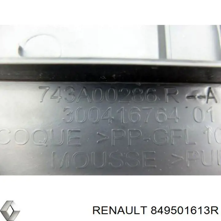Облицювання багажного відсіку, праве Renault (RVI) 849501613R ціна, від 11.40 USD