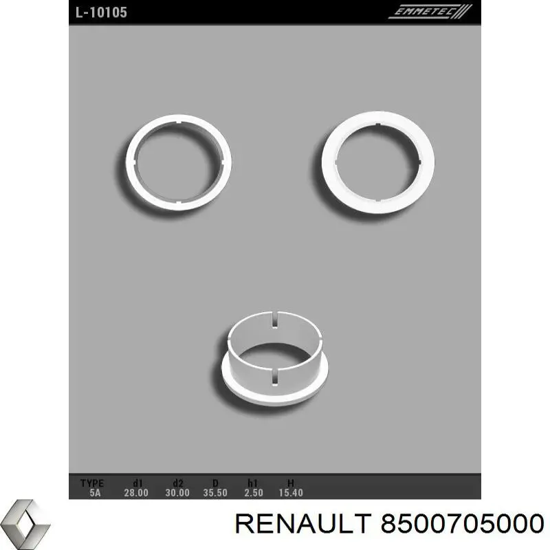 8500705000 Renault (RVI) Рейковий рульовий механізм