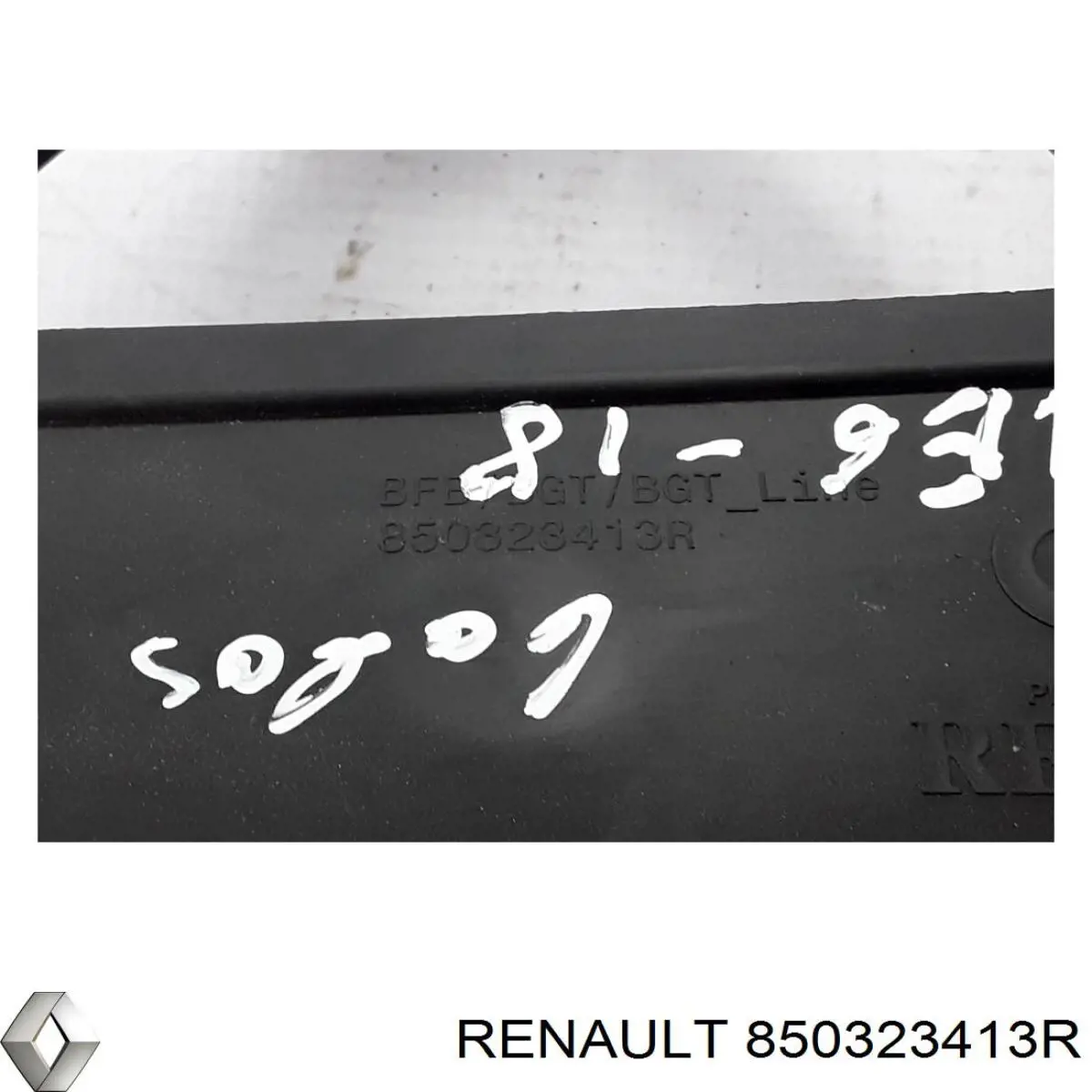 Кронштейн бампера заднього 850323413R Renault (RVI)