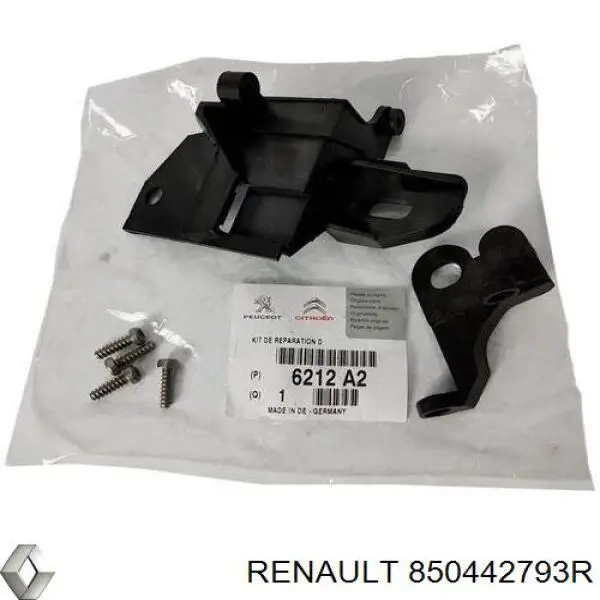 Кронштейн бампера заднього, правий 850442793R Renault (RVI)