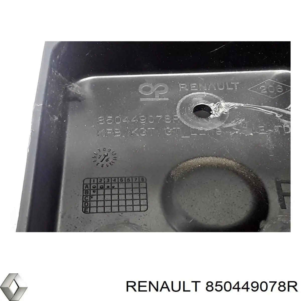 Кронштейн бампера заднього, правий Renault (RVI) 850449078R ціна, від 42.28 USD
