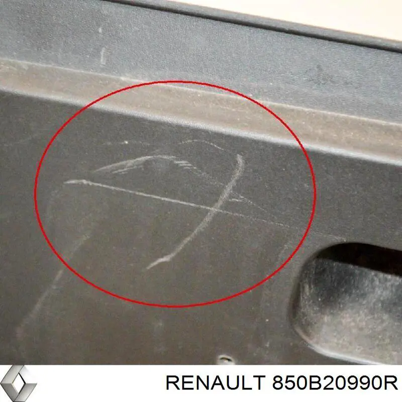 Кожух бампера заднього Renault (RVI) 850B20990R ціна, від 606.46 USD