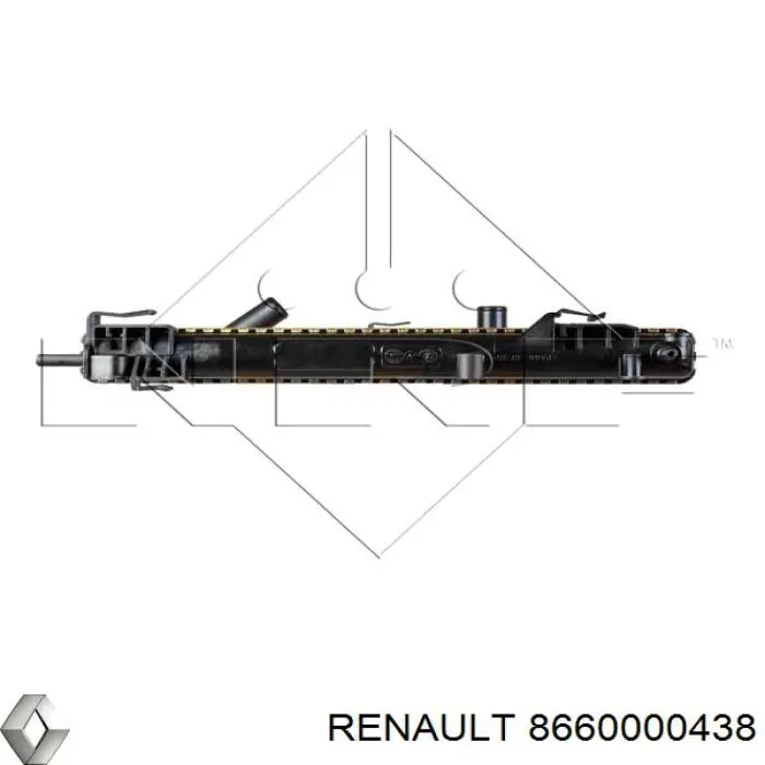 Радіатор основний Renault (RVI) 8660000438 ціна, від 38.20 USD