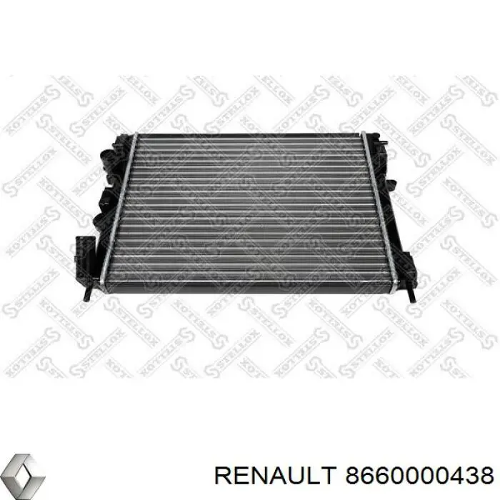 8660000438 Renault (RVI) радіатор охолодження двигуна