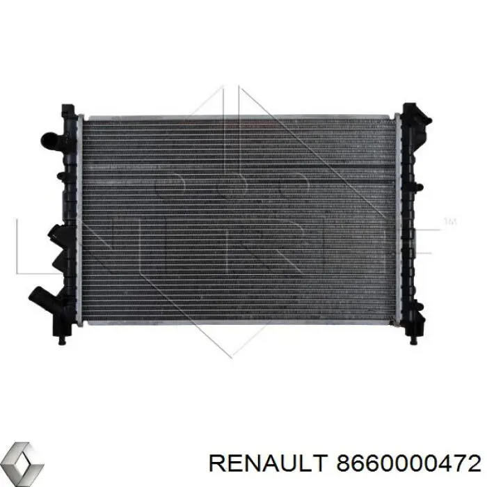 8660000472 Renault (RVI) радіатор охолодження двигуна