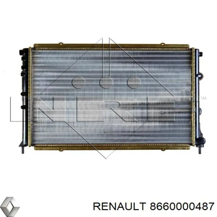 8660000487 Renault (RVI) радіатор охолодження двигуна