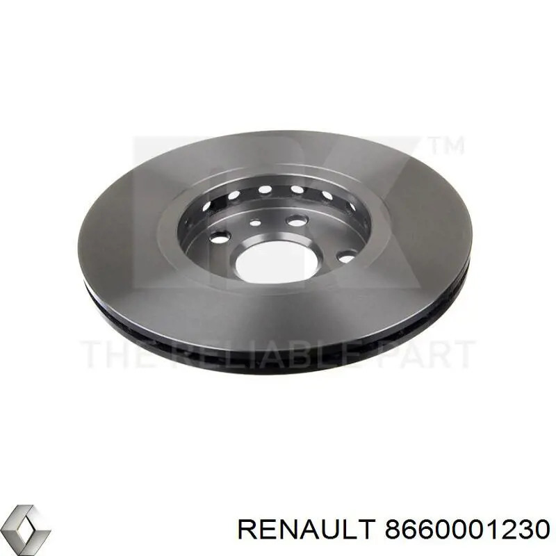 8660001230 Renault (RVI) Гальмо дискове переднє