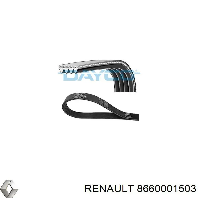 8660001503 Renault (RVI) ремінь приводний, агрегатів