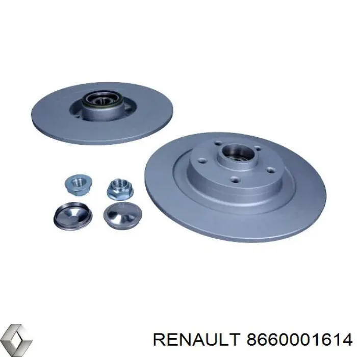 Задні дискові гальма Renault (RVI) 8660001614 ціна, від 92.04 USD