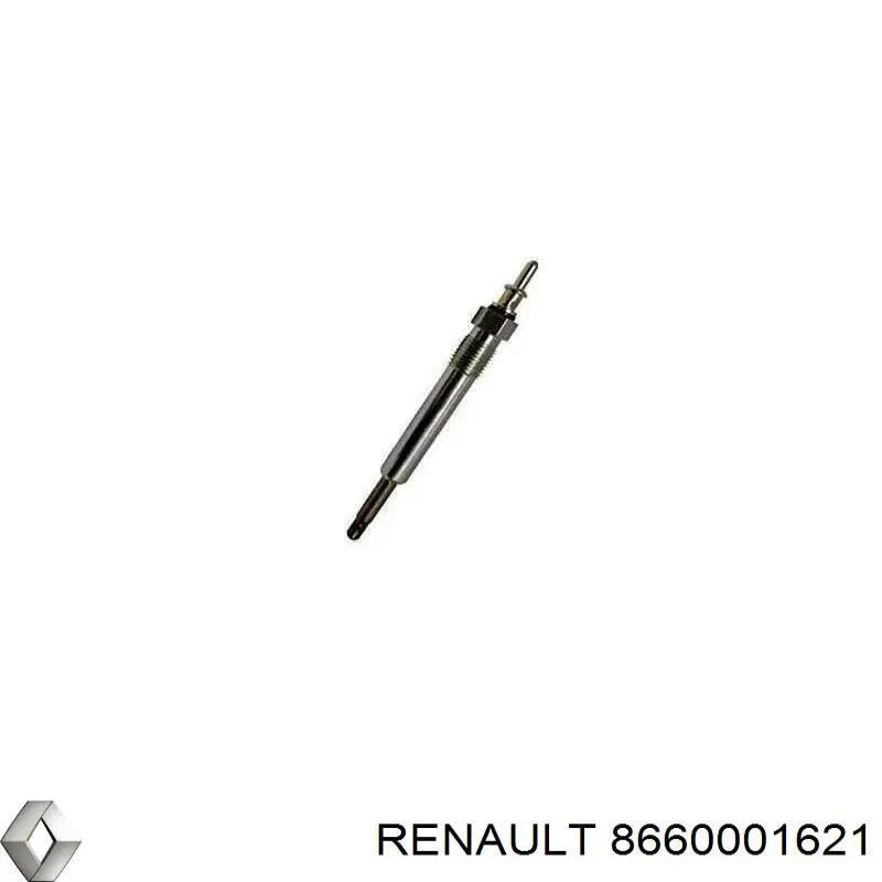 Свіча накалу Renault (RVI) 8660001621 ціна, від 10.28 USD