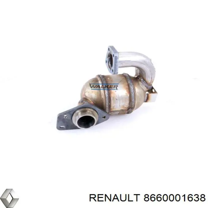 Конвертор-каталізатор (каталітичний нейтралізатор) Renault (RVI) 8660001638 ціна, від 310.21 USD
