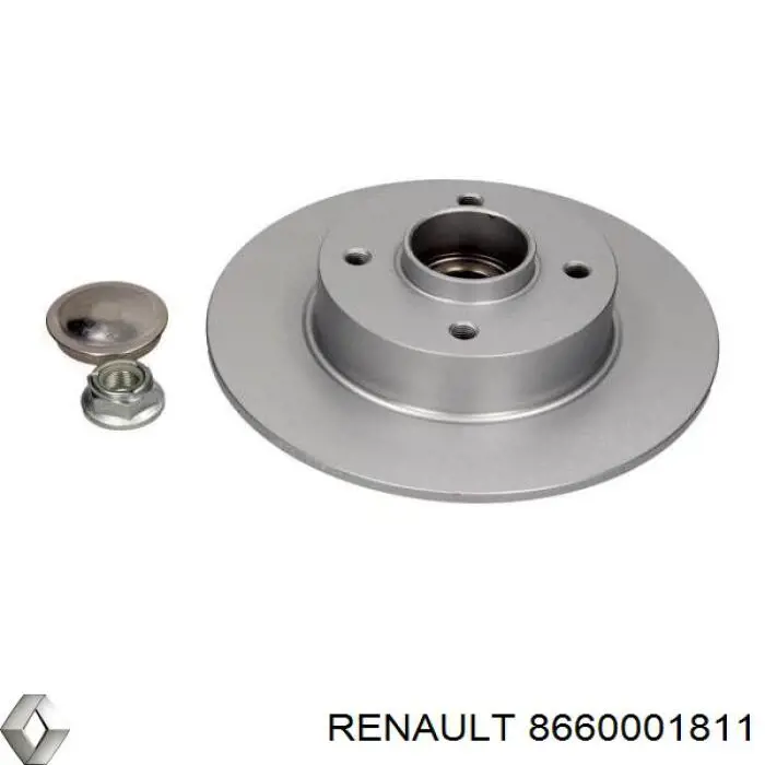 Купити 8660001811 Renault (RVI) Диск заднього гальма