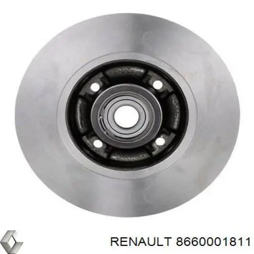8660001811 Renault (RVI) диск гальмівний задній