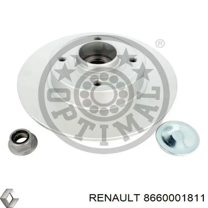 Задні дискові гальма Renault (RVI) 8660001811 ціна, від 58.74 USD