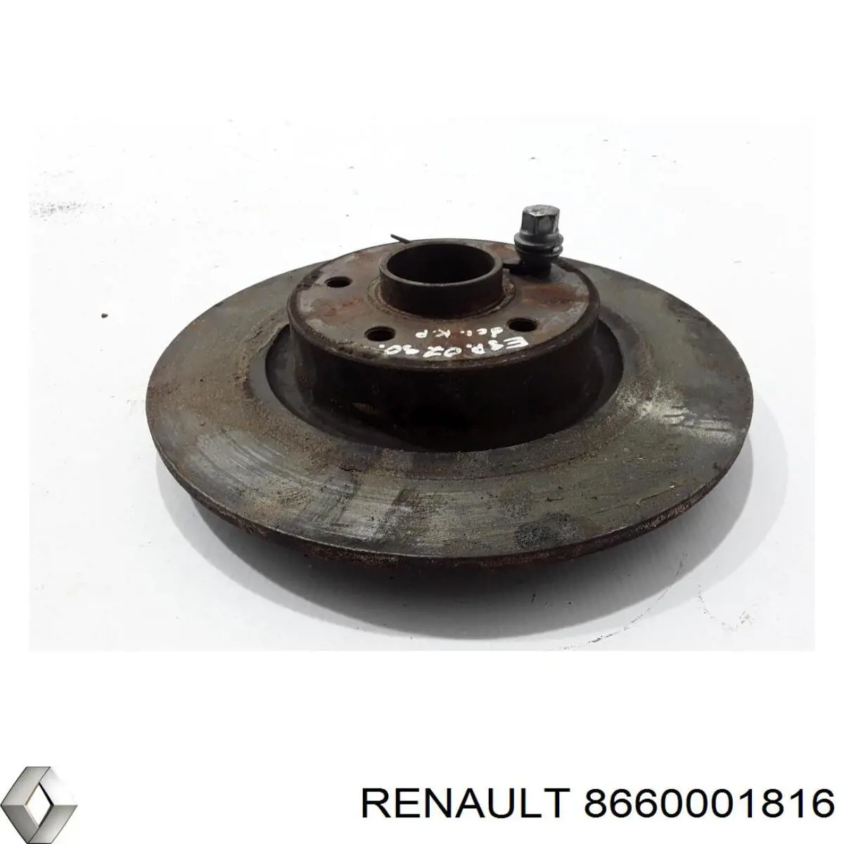 Диск гальмівний задній 8660001816 Renault (RVI)